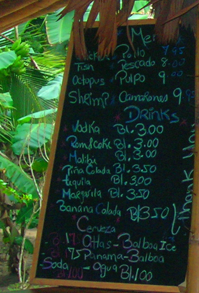 a Menu